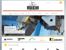 Tablet Screenshot of maximtools.ro